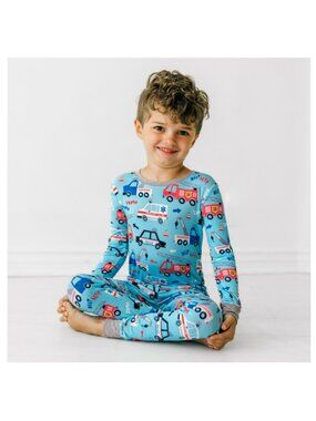 NWT Little Sleeipes First Responders / To The Rescue LS Pajama Set Size 5/6